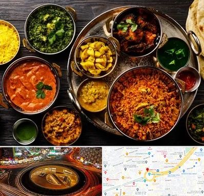 رستوران هندی در میدان ولیعصر 