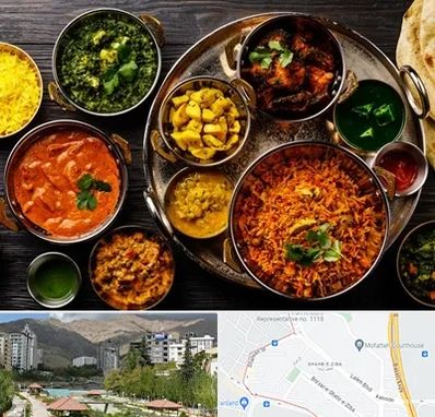 رستوران هندی در شهر زیبا 