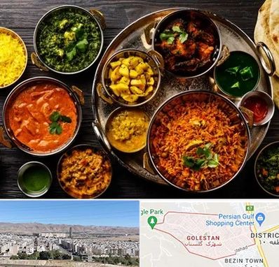 رستوران هندی در شهرک گلستان شیراز 