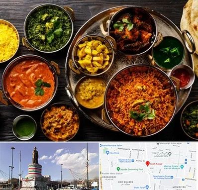 رستوران هندی در کارگر جنوبی 