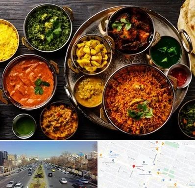رستوران هندی در بلوار معلم مشهد 