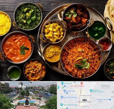 رستوران هندی در بهارستان 