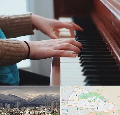استاد پیانو در منطقه 4 تهران 