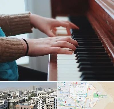 استاد پیانو در منطقه 14 تهران 