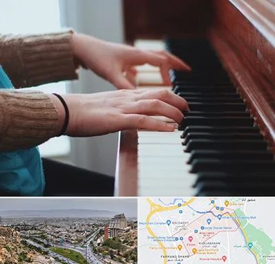استاد پیانو در معالی آباد شیراز 
