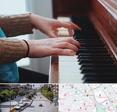 استاد پیانو در خیابان زند شیراز 