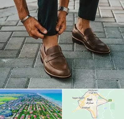 کفش کالج مردانه در ساری