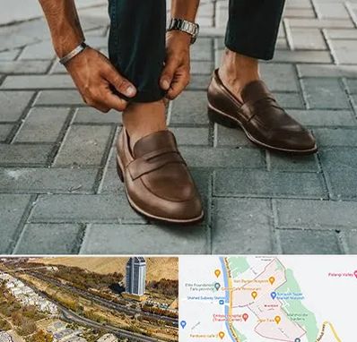 کفش کالج مردانه در خیابان نیایش شیراز 