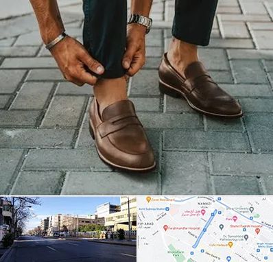 کفش کالج مردانه در خیابان ملاصدرا شیراز 