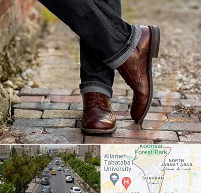 کفش چرم مردانه در شهران 