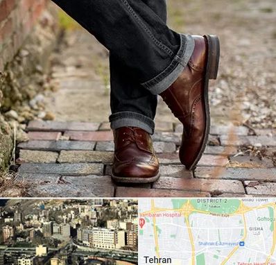 کفش چرم مردانه در مرزداران 