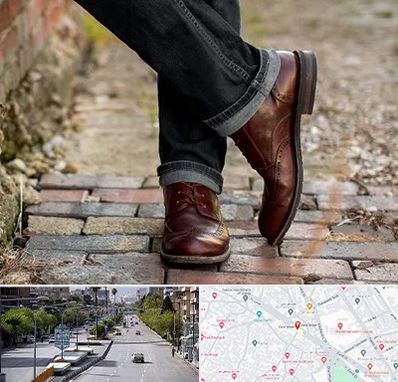 کفش چرم مردانه در خیابان زند شیراز 