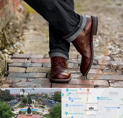 کفش چرم مردانه در بهارستان 