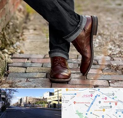 کفش چرم مردانه در خیابان ملاصدرا شیراز 