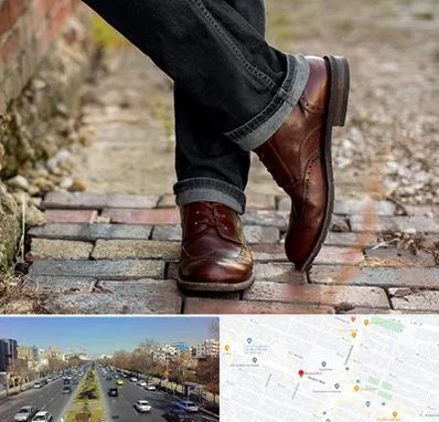 کفش چرم مردانه در بلوار معلم مشهد 