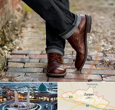 کفش چرم مردانه در زنجان
