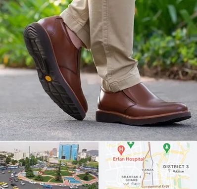 کفش طبی مردانه در ونک 