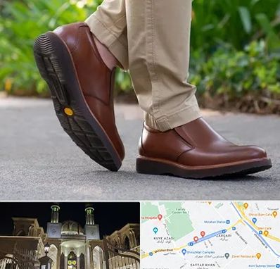 کفش طبی مردانه در زرگری شیراز 