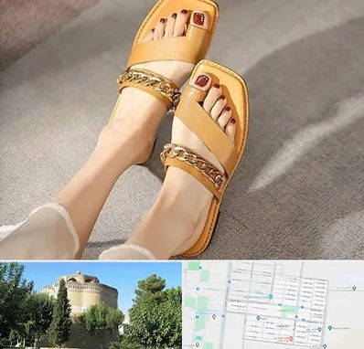کفش صندل زنانه در مرداویج اصفهان 