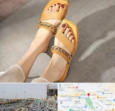 کفش صندل زنانه در بلوار توس مشهد 