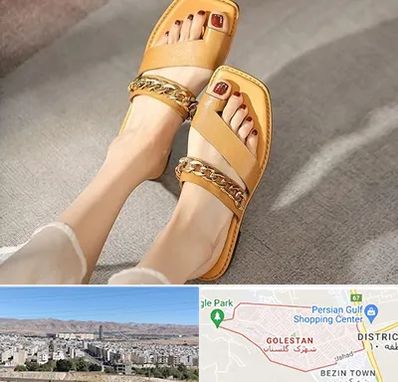 کفش صندل زنانه در شهرک گلستان شیراز 