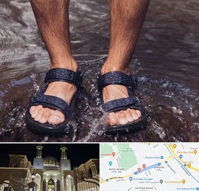 کفش صندل مردانه در زرگری شیراز 