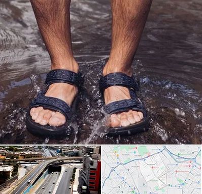 کفش صندل مردانه در ستارخان شیراز 