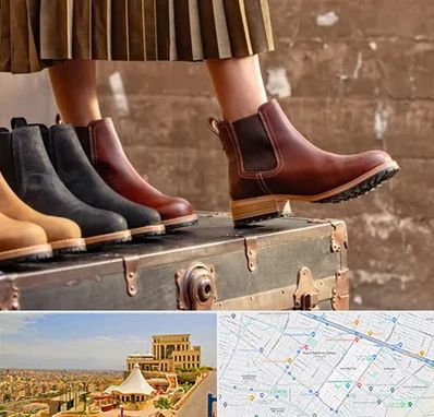 کفش چرم زنانه در هاشمیه مشهد 