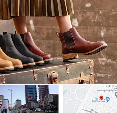 کفش چرم زنانه در چهارراه طالقانی کرج 