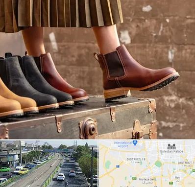 کفش چرم زنانه در جنوب تهران 