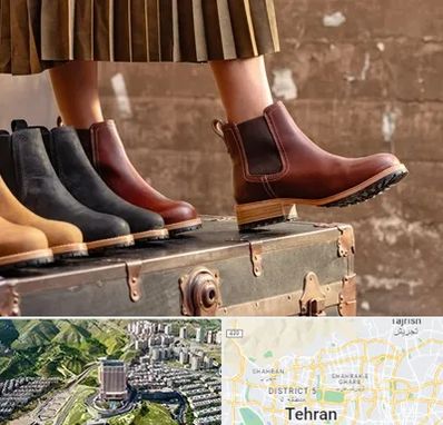 کفش چرم زنانه در شمال تهران 