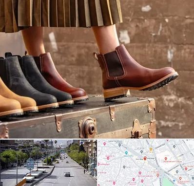 کفش چرم زنانه در خیابان زند شیراز 