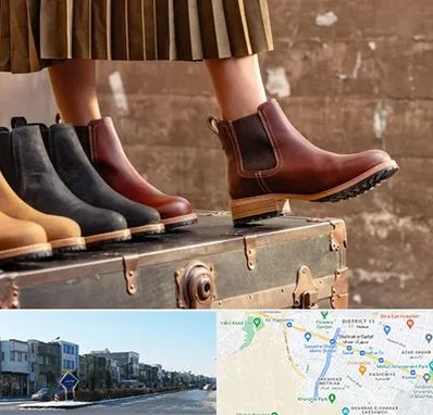 کفش چرم زنانه در شریعتی مشهد 