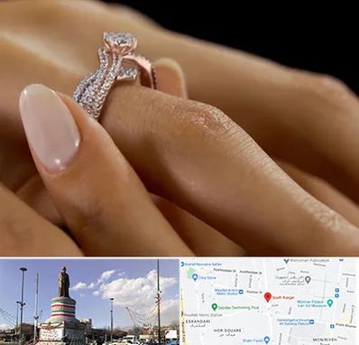 خرید حلقه ازدواج در کارگر جنوبی 