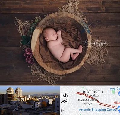 عکاسی نوزاد در فرمانیه 