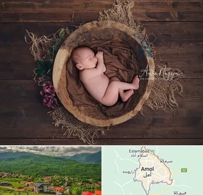 عکاسی نوزاد در آمل