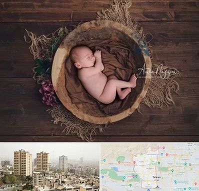 عکاسی نوزاد در منطقه 5 تهران 