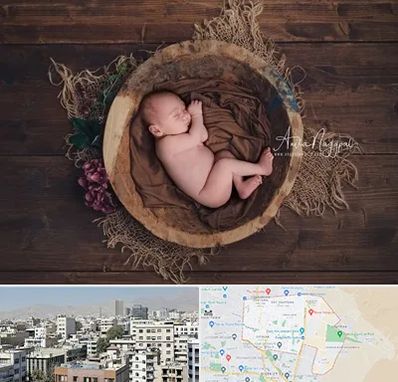 عکاسی نوزاد در منطقه 14 تهران 