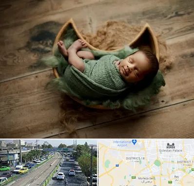 آتلیه نوزاد در جنوب تهران 