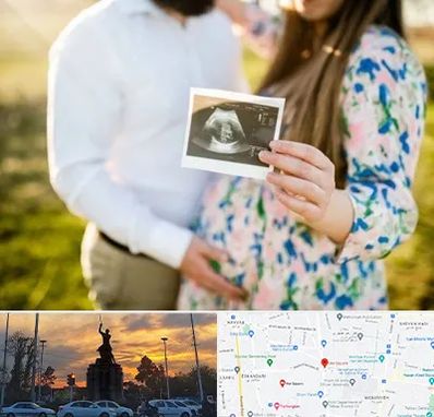 عکاسی بارداری در میدان حر 