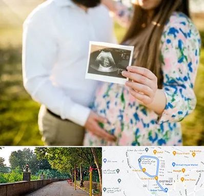 عکاسی بارداری در فلکه گاز رشت 