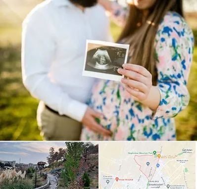 عکاسی بارداری در باغستان کرج 