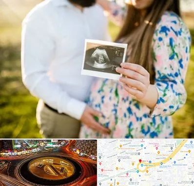 عکاسی بارداری در میدان ولیعصر 