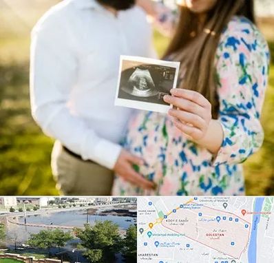 عکاسی بارداری در گلستان اهواز 