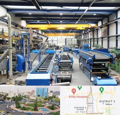 تولید کننده ماشین آلات صنعتی در ونک 