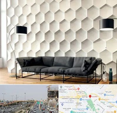 دیوارپوش فومی سه بعدی در بلوار توس مشهد 