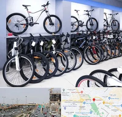 دوچرخه قسطی در بلوار توس مشهد 