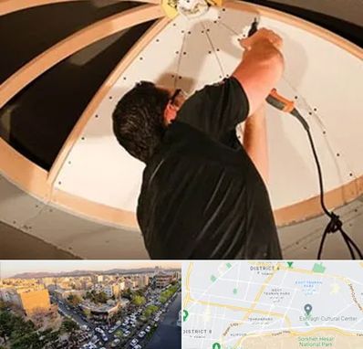 نصاب سقف کاذب در تهرانپارس 