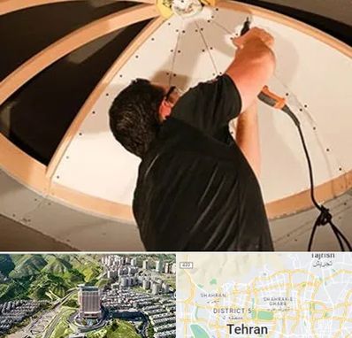 نصاب سقف کاذب در شمال تهران 