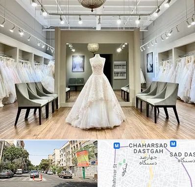مزون لباس عروس در چهارصد دستگاه
